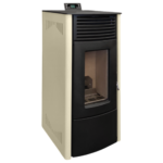 Estufa de pellets ATHENEA 12 kW beige