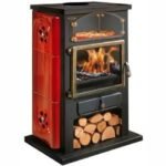 Estufa de leña Chamonix XXL Decoración Cerámica 12kW - Imagen 2