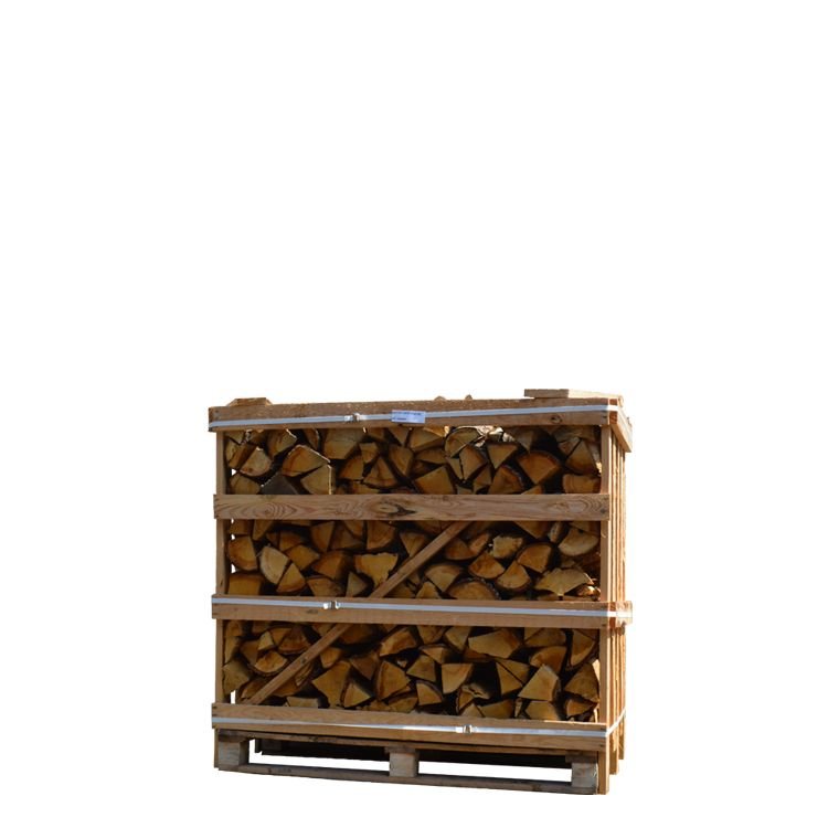5BLHhW.jpg Caja Crème du Bois con 1,1 m³ de leña de roble ultraseca