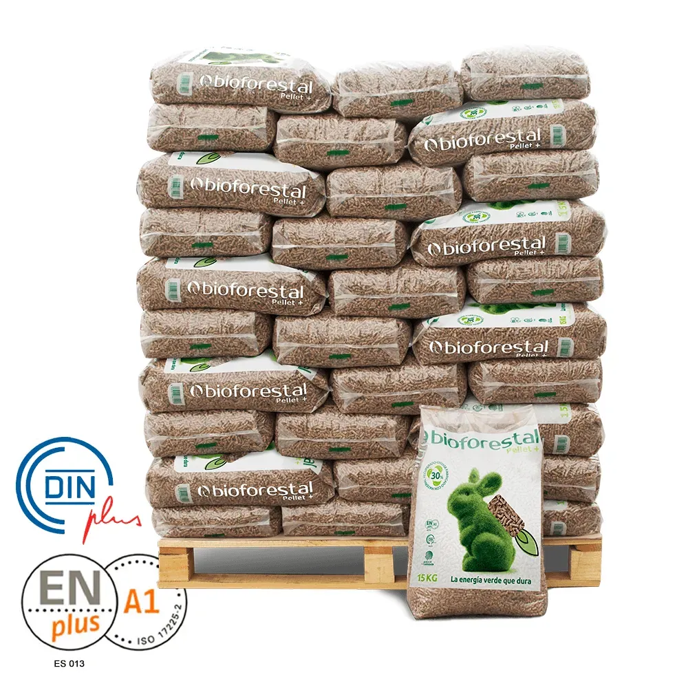 Bioforestal 70 sacos Palet BIOFORESTAL de 70 sacos de pellet de 15 kg