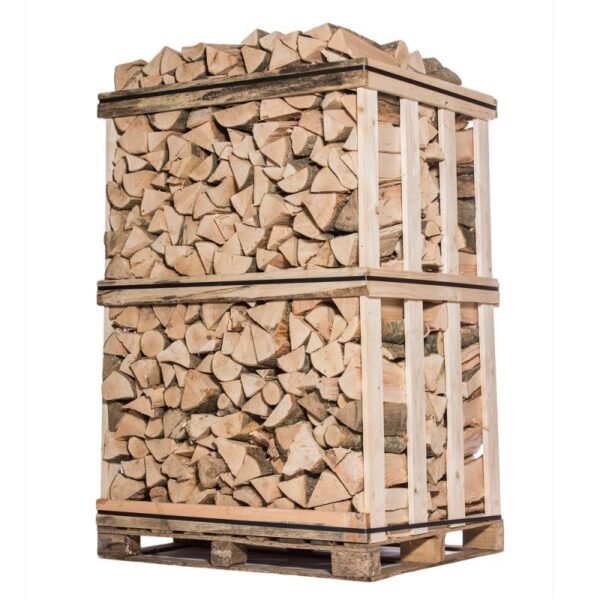 Palé de 3 estéreos de leña seca Brazeco cortada a 33 cm