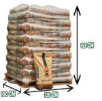 Palé de pellets Badger con 65 sacos de 15 kg