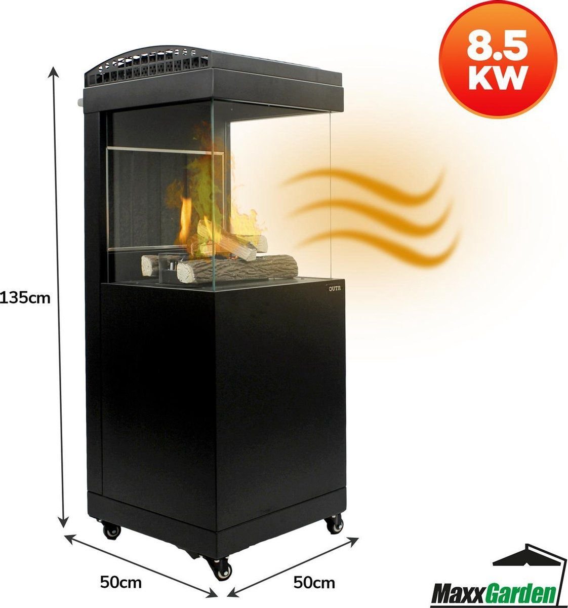 Calefactor de terraza a gas MaxxGarden Malaga