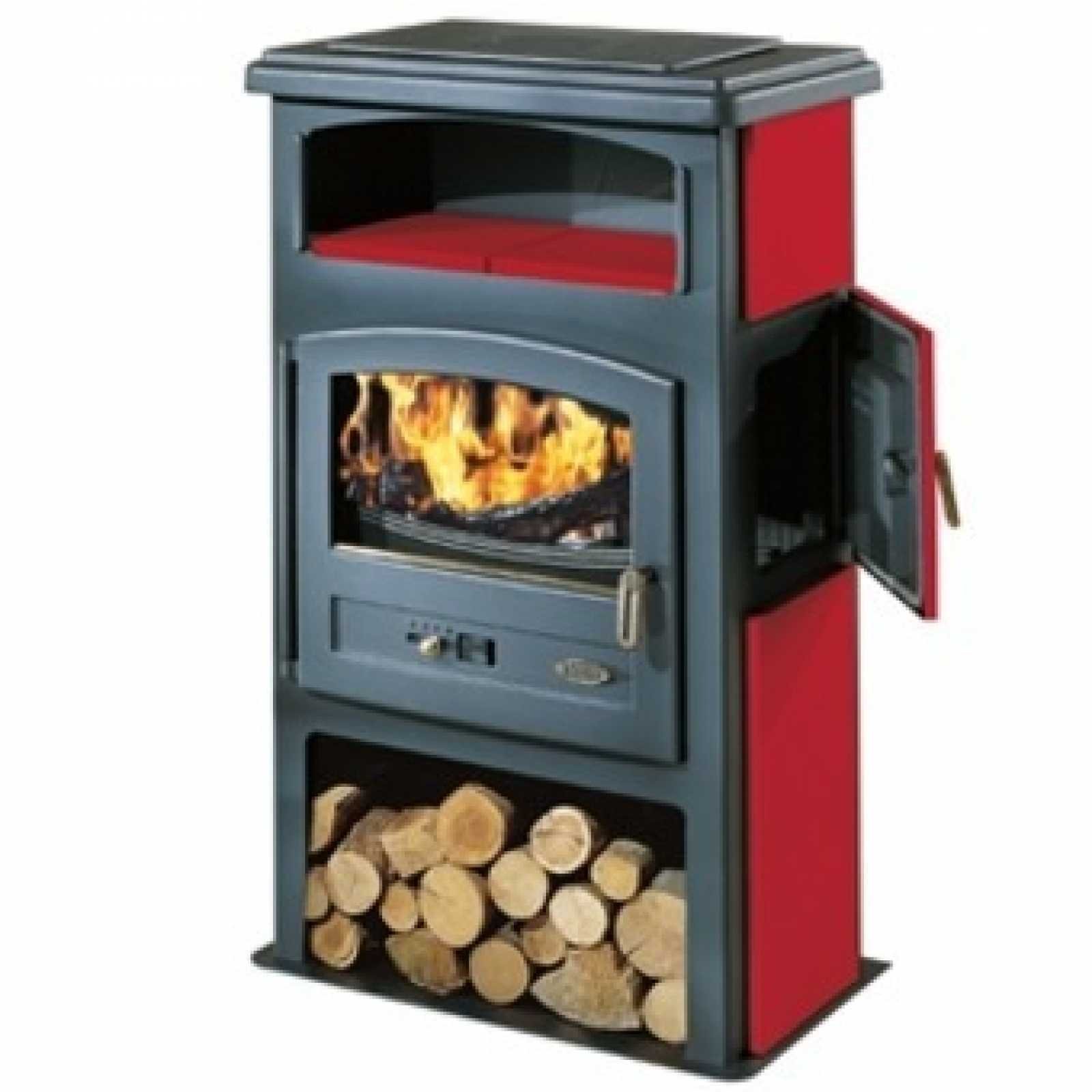 tzIvn9.jpg Estufa de leña Godin Eco de 11,5 kW con horno