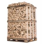 Palé de 3 estéreos de leña seca Brazeco cortada a 25 cm