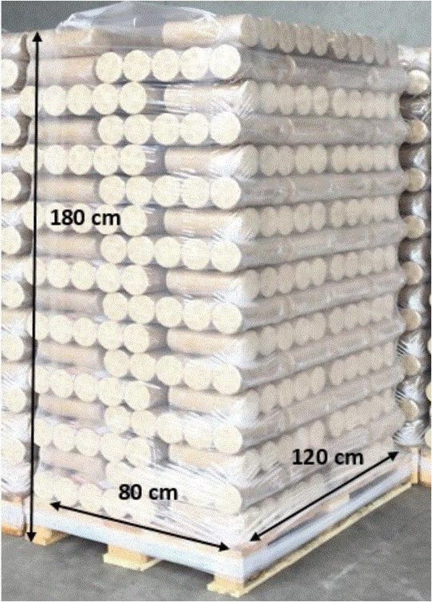 Palé de briquetas de madera Ecopower de 1000 kg